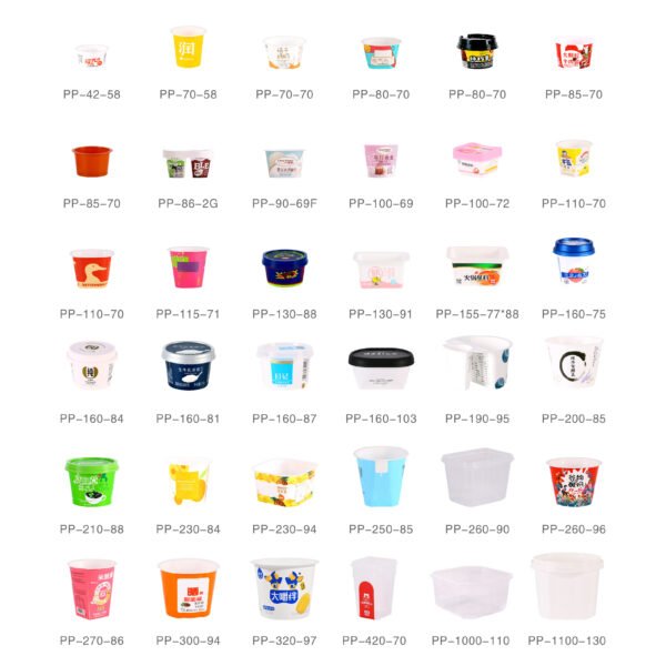 1100ml IML Ice Cream Bucket With Lid And Handle,Sealed bucket,PP-1100-130 -  Intlpack (shanghai) Industrial Co., Ltd.