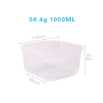 1000ml IML Ice Cream Container With Lid,Irregular Seal,PP-1000-114 - 图片 2