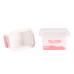 130ml IML Plastic Pudding Cup With Lid,Squre Shape,PP-130-91-65