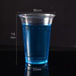 ⁦12oz PET Clear Plastic Cups 400ml - 90mm caliber,PET-12oz-90A⁩ - الصورة ⁦2⁩