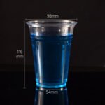 14oz PET Cold Coffee Cup 410ml - 92mm caliber,PET-14oz-92 - Imagen 2