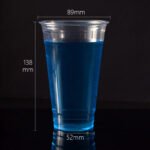 16oz PET Plastic Cup 450ml - 89mm caliber,PET-16oz-89 - Image 2