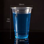 20oz PET Plastic Cup 560ml - 98mm caliber,PET-20oz-98 - Image 2