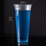 24oz PET Plastic Cup 600ml - 89mm caliber,PET-24oz-89 - 图片 2