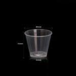 280ml PP Injection Cup/Milk Tea/Bubble Tea/ Boba Tea - 89mm caliber,PP-280-89 - Image 3