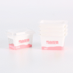 130ml IML Plastic Pudding Cup With Lid,Squre Shape,PP-130-91-65 - Image 3
