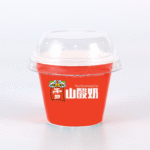 260ml IML Cereal Yogurt Cup With Lid And Spoon-Round Shape,PP-260-96