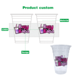 500ml PET U-Shape Boba Cup 500ml - 95mm caliber,PET-500-95 - Image 4