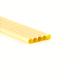 9" Jumbo Individually Wrapped/Bulk Sugarcane Pulp Straw - 8mm diameter,SS-8x230-1.6g - Image 4