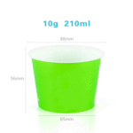 210ml IML Yogurt Cup With Lid And Spoon,Round Shape,PP-210-88 - Image 2