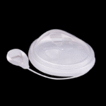 89mm PP Plastic Lids For Cup - Water drop one-piece cover,PP-89F-08 - 图片 2