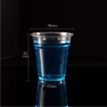 8oz PET Clear Plastic Cup 220ml - 78mm caliber,PET-8oz-78 - Image 2