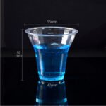 9oz PET Ice Cream/Dessert/Parfait Cup - Trumpet Style 95mm,PET-9oz-95B - Image 2
