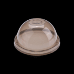 90mm Cup Lids - Ball Cap With Hole/Black/White/Clear,PP-90F-15 - 图片 2
