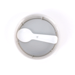 160ml IML Plastic Cup, Yogurt Container With Lid And Spoon-Round Shape,PP-160-81 - Image 4