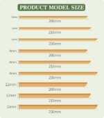 9" Gaint Individually Wrapped/Bulk Sugarcane Pulp Straw - 12mm diameter,SS-12x230-2.8g - Image 2