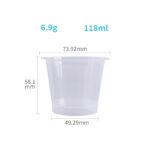 118ml Transparent PP Jelly Yogurt Dessert Box with Logo,PP-118-74 - Image 2