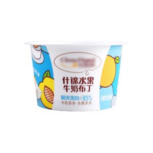 85ml Food Grade Plastic Pudding Yogurt Jelly Snack Cup