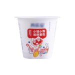 130ml IML Food Grade PP Fruit Jelly Yogurt Pudding Cup