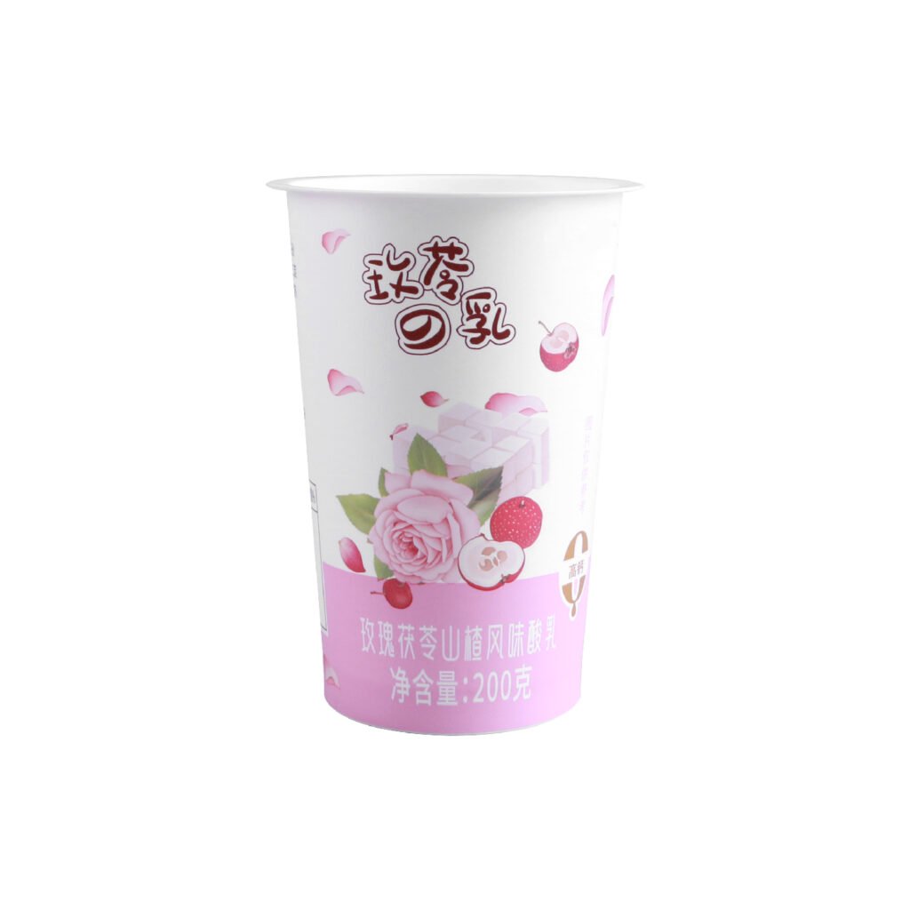 230ml Custom IML Yogurt Ice Cream Fermented Milk Cup